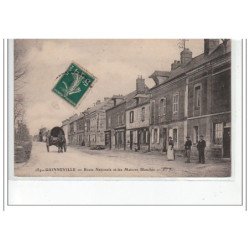 GAINNEVILLE - Route Nationale et les maisons blanches - très bon état