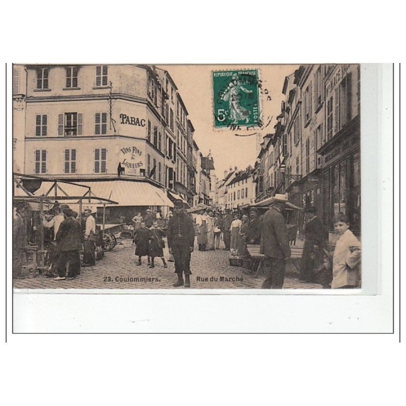 COULOMMIERS - Rue du Marché - très bon état