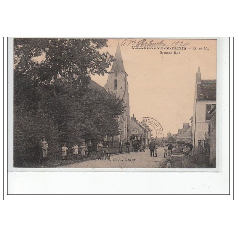 VILLENEUVE SAINT DENIS - Grande Rue - très bon état