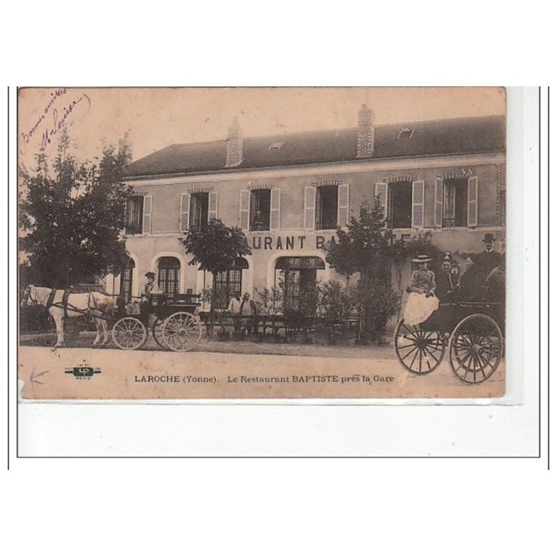 LAROCHE - Le restaurant Baptiste près de la Gare - état