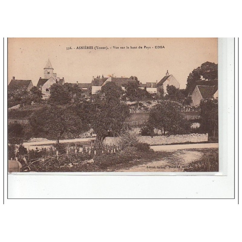 ASNIERES - Vue sur le haut du pays - très bon état