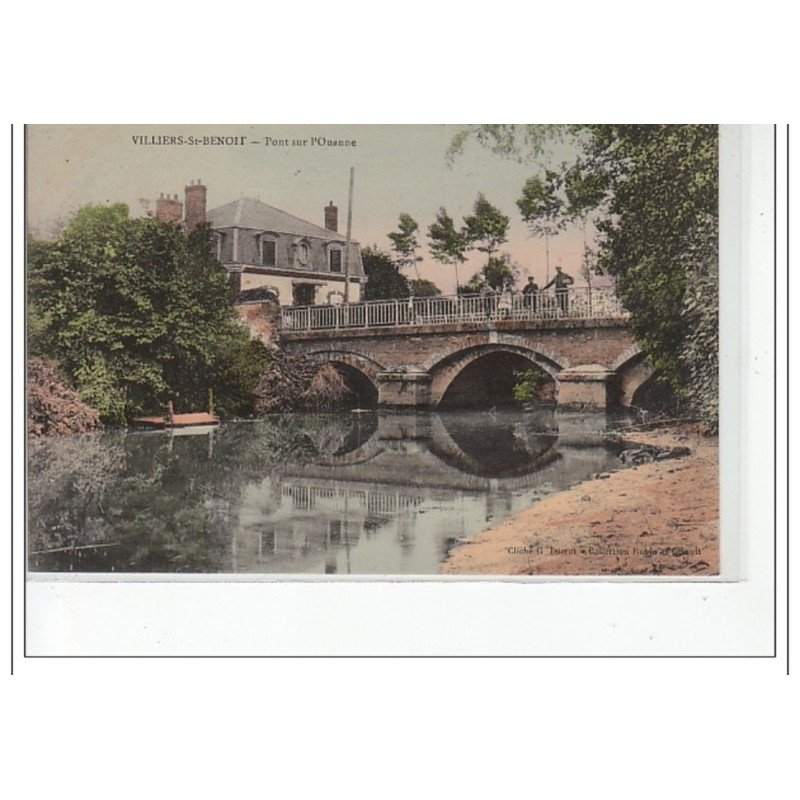 VILLIERS-SAINT-BENOIT - Pont sur l'Ouanne - très bon état