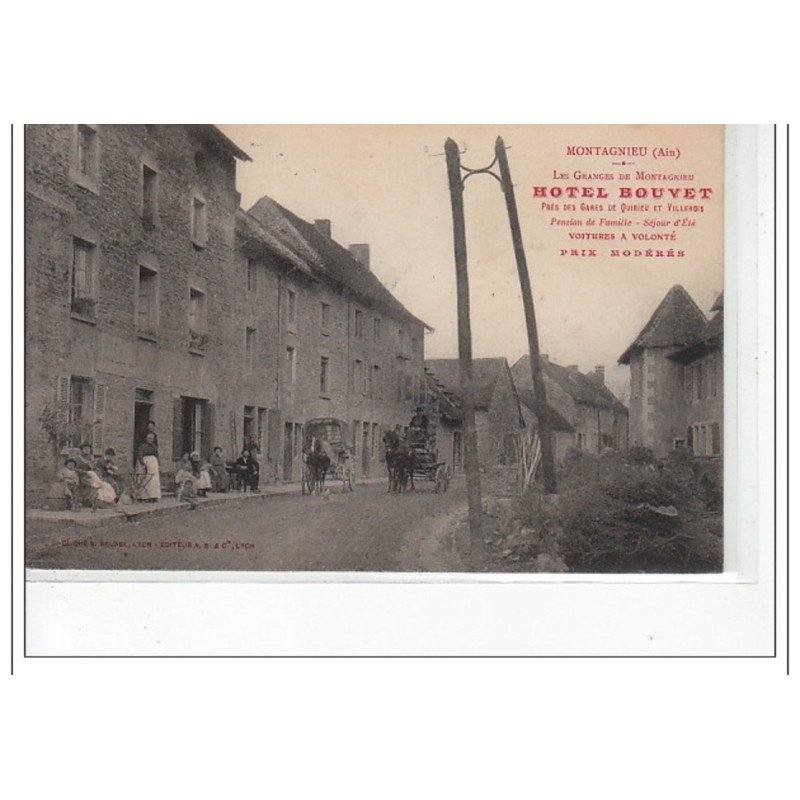 MONTAGNIEU - Hotel Bouvet - les Granges de Montagnieu - très bon état
