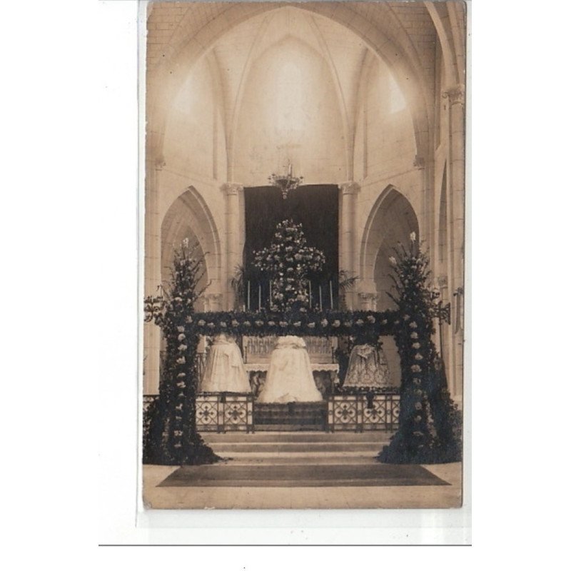 FRESNOY LE GRAND - CARTE PHOTO - Baptême des cloches - très bon état