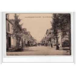 VILLEFRANCHE D'ALLIER - Rue de Montluçon - très bon état