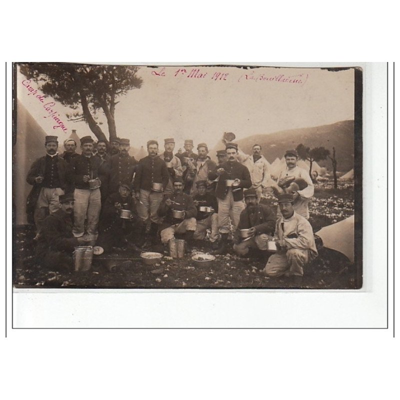 CAMPO DE CARPIAGNE - CARTE PHOTO 1912 - très bon état