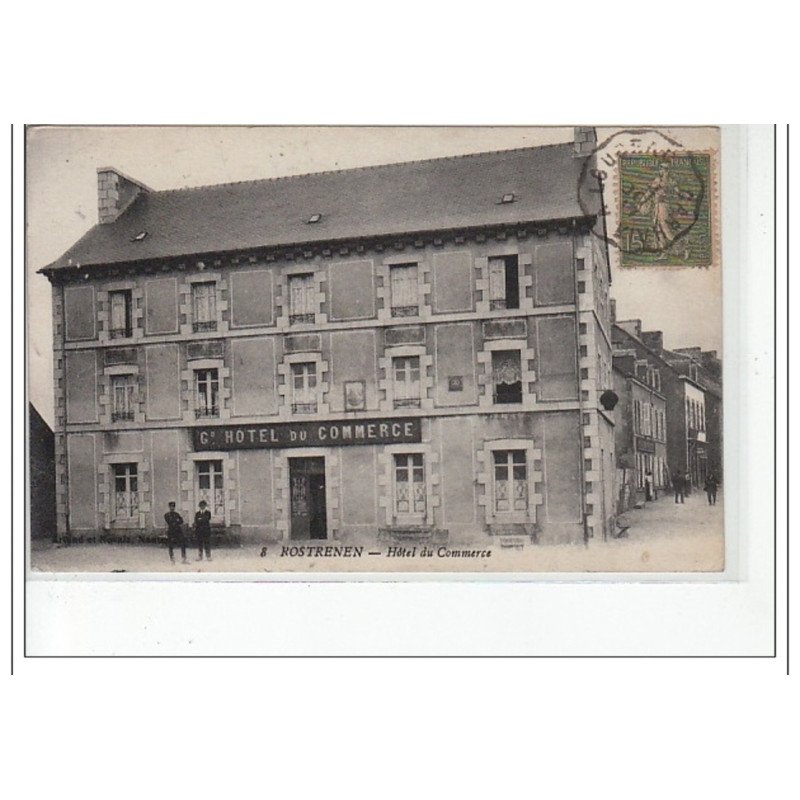ROSTRENEN - Hôtel du Commerce - très bon état