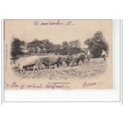 SCENE CREUSOISE - Le labourage Creusois - très bon état