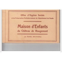 ROUGEMONT - Maison d'enfants du Château de Rougemont - Carnet 20 cartes détachables - très bon état