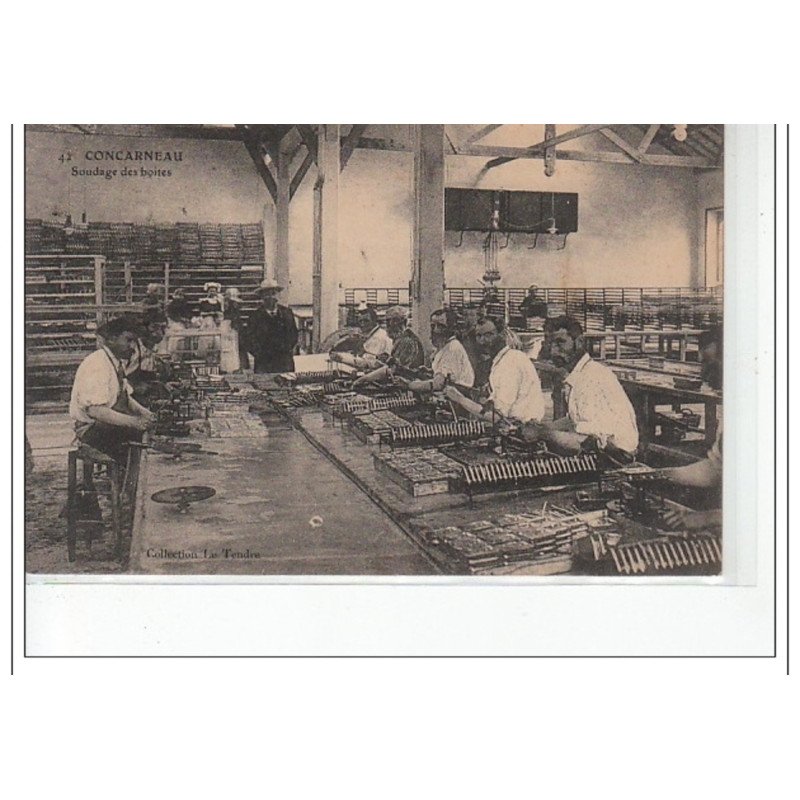 CONCARNEAU - Soudage des boîtes - très bon état