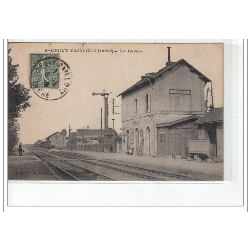 NEUVY PAILLOUX - La Gare - très bon état