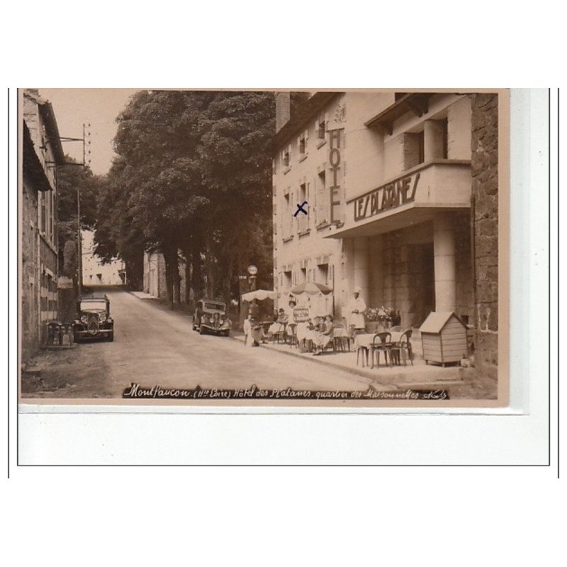 MONTFAUCON - Hôtel des Platanes - Quartier des Maisonnettes - très bon état