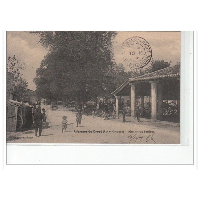 ALLEMANS DU DROPT - Marché aux Bestiaux - très bon état ALLEMANS DU DROPT - Marché aux Bestiaux - très bon état