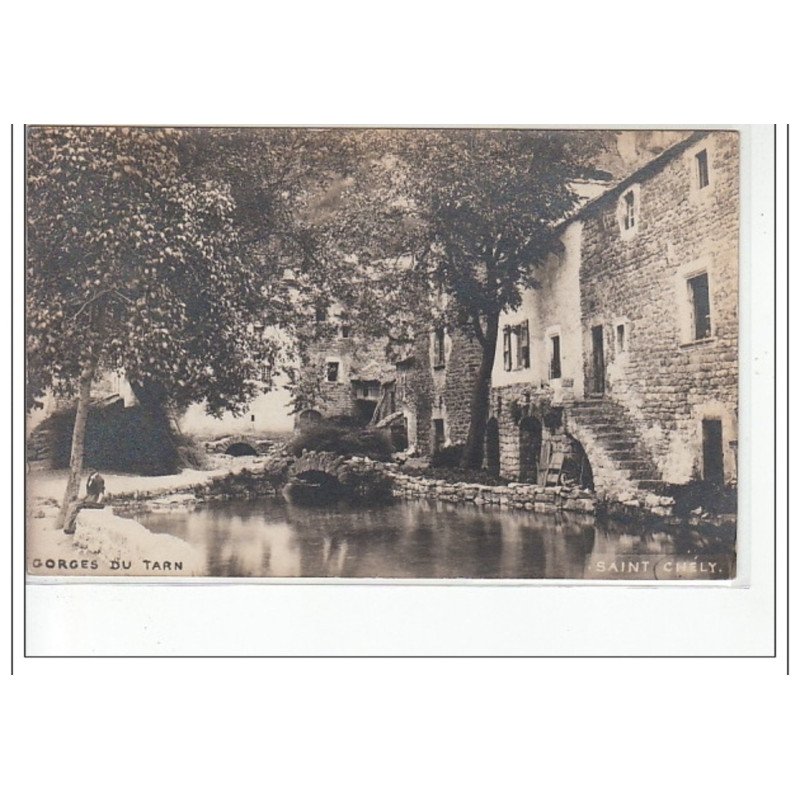 SAINT CHELY - CARTE PHOTO - Les Gorges du Tarn - très bon état