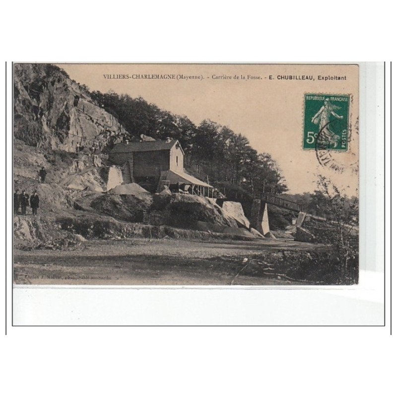 VILLIERS-CHARLEMAGNE - Carrière de la Fosse - très bon état