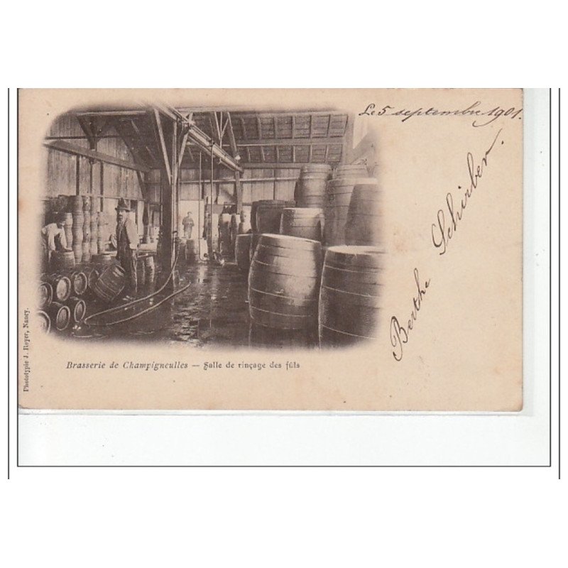 CHAMPIGNEULLES - Brasserie - Salle de rinçage des fûts - très bon état