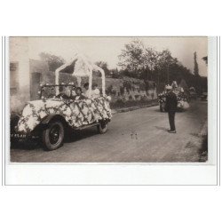 SAINT GERAND LE PUY : carte photo de la fête du Printemps et de la Kermesse vers 1930 - très bon état