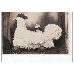 SAINT GERAND LE PUY : carte photo de la fête du Printemps et de la Kermesse vers 1930 - très bon état