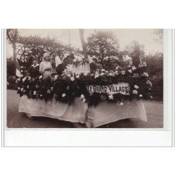 SAINT GERAND LE PUY : carte photo de la fête du Printemps et de la Kermesse vers 1930 - très bon état
