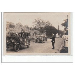SAINT GERAND LE PUY : carte photo de la fête du Printemps et de la Kermesse vers 1930 - très bon état