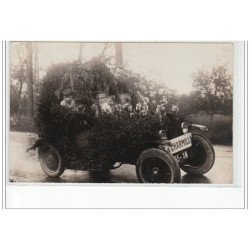 SAINT GERAND LE PUY : carte photo de la fête du Printemps et de la Kermesse vers 1930 - très bon état