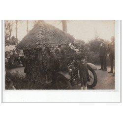 SAINT GERAND LE PUY : carte photo de la fête du Printemps et de la Kermesse vers 1930 - très bon état