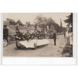 SAINT GERAND LE PUY : carte photo de la fête du Printemps et de la Kermesse vers 1930 - très bon état