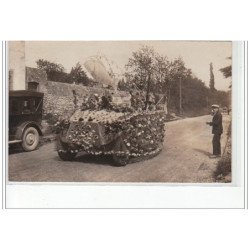 SAINT GERAND LE PUY : carte photo de la fête du Printemps et de la Kermesse vers 1930 - très bon état
