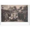 SAINT GERAND LE PUY : carte photo de la fête du Printemps et de la Kermesse vers 1930 - très bon état
