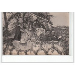 SAINT GERAND LE PUY : carte photo de la fête du Printemps et de la Kermesse vers 1930 - très bon état