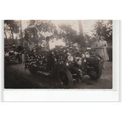 SAINT GERAND LE PUY : carte photo de la fête du Printemps et de la Kermesse vers 1930 - très bon état