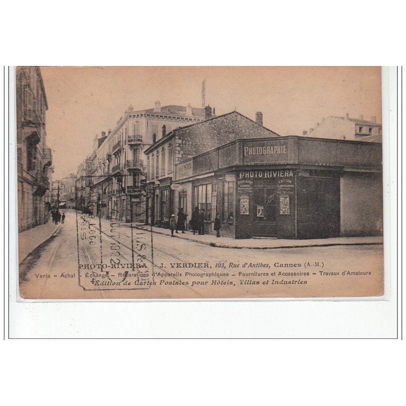 CANNES : PHOTO-RIVIERA photographe VERDIER - très bon état