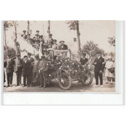 SAINT GERAND LE PUY : carte photo de la fête du Printemps et de la Kermesse vers 1930 - très bon état