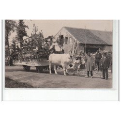 SAINT GERAND LE PUY : carte photo de la fête du Printemps et de la Kermesse vers 1930 - très bon état