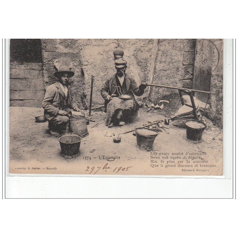 L'ESTAMAIRE (étameur) - bon état (un coin plié)