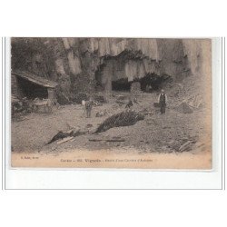 VIGNOLS : entrée d'une carrière d'ardoise - très bon état
