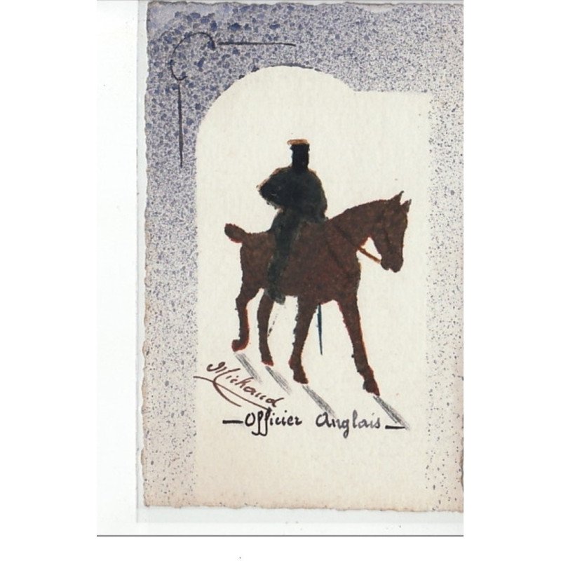 LYON - Officier Anglais (dessin de Michaud) - Hopitaux municipaux - très bon état