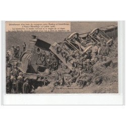 déraillement d'un train entre Pontivy et Saint Brieuc à Ploeuc-l'Hermitage en 1908