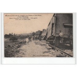 déraillement d'un train entre Pontivy et Saint Brieuc à Ploeuc-l'Hermitage en 1908