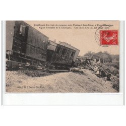 déraillement d'un train entre Pontivy et Saint Brieuc à Ploeuc-l'Hermitage en 1908