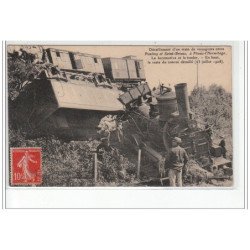 déraillement d'un train entre Pontivy et Saint Brieuc à Ploeuc-l'Hermitage en 1908