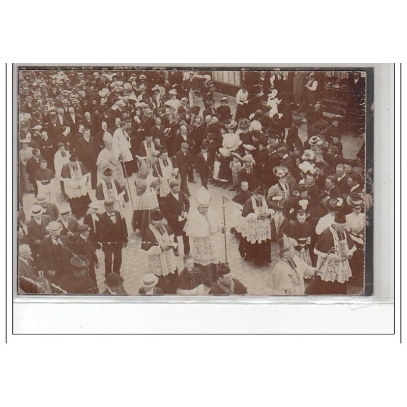 CORBIE - CARTE PHOTO - Centenaire de Sainte Colette 26 Mai 1907 - état