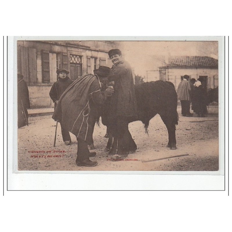 Série CROQUIS DE FOIRE - """"N'en a t'y des dents"""" - très bon état