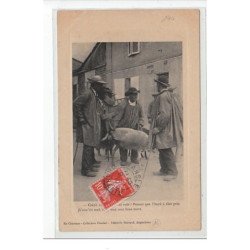 En Charente - Scène de marché - mouton - très bon état