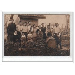 SAINT PIERRE DE MONS - CARTE PHOTO - Tonnelier Atelier Aurièdes & Arrouays - très bon état