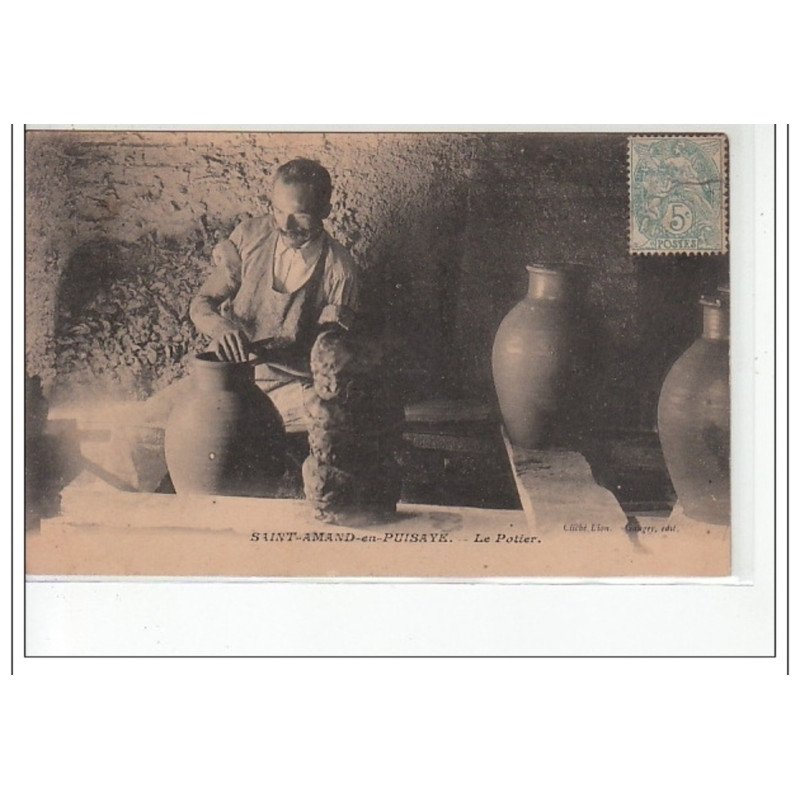 SAINT AMAND EN PUISAYE - Le Potier - très bon état