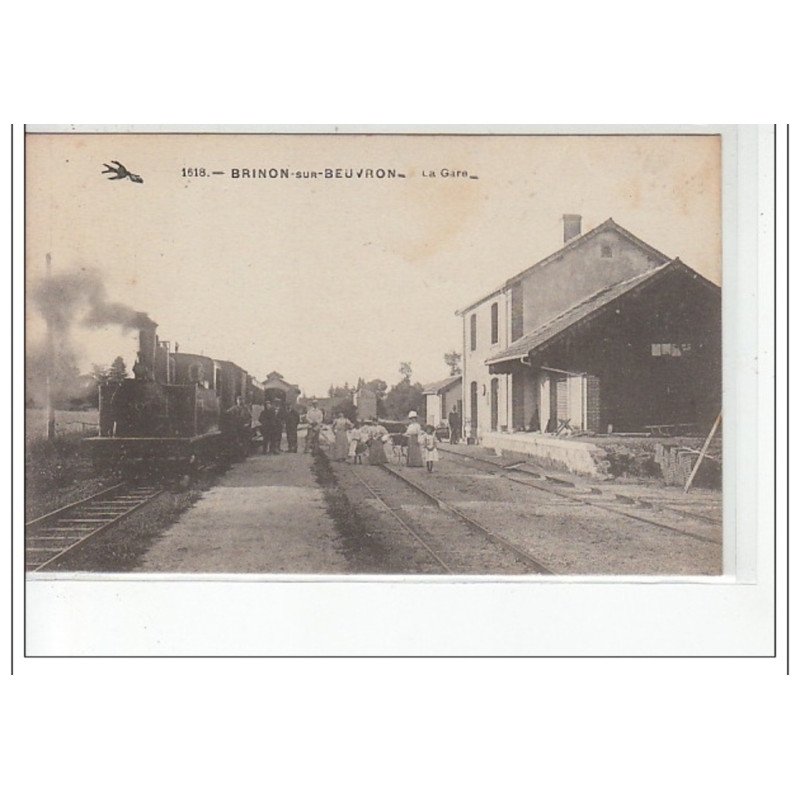 BRINON SUR BEUVRON - La Gare - très bon état BRINON SUR BEUVRON - La Gare - très bon état