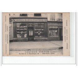 BRETEUIL - Cartoux-Vimeux, Librairie, imprimerie, cartes postales - 45, rue de la République - très bon état