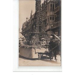 BERCK PLAGE- CARTE PHOTO - Fête - Tour Eiffel - très bon état