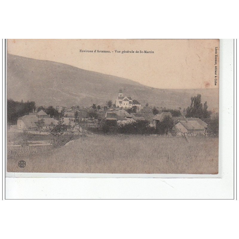 Envrions d'ARTEMAU - Vue générale de SAINT MARTIN - Très bon état